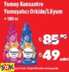 YUMOŞ KONSANTRE YUMUŞATICI ORKİDE/LİLYUM YUMOŞ KONSANTRE YUMUŞATICI ORKİDE/LİLYUM